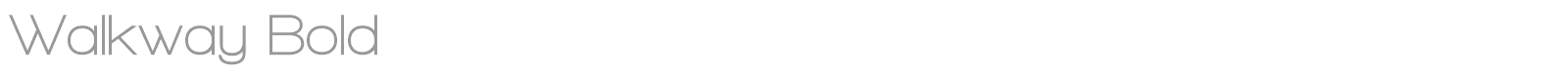 Walkway font preview